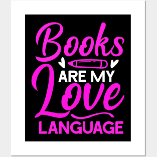 Book are my love language Posters and Art